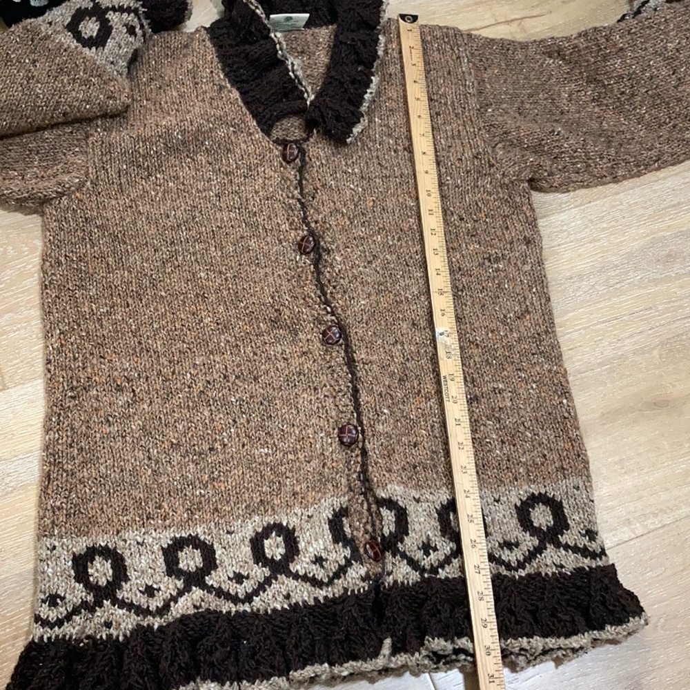Blarney Woolen Mills handknit sweater coat - Picture 8 of 10
